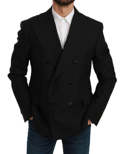 Elegante zwarte slim fit formele blazer