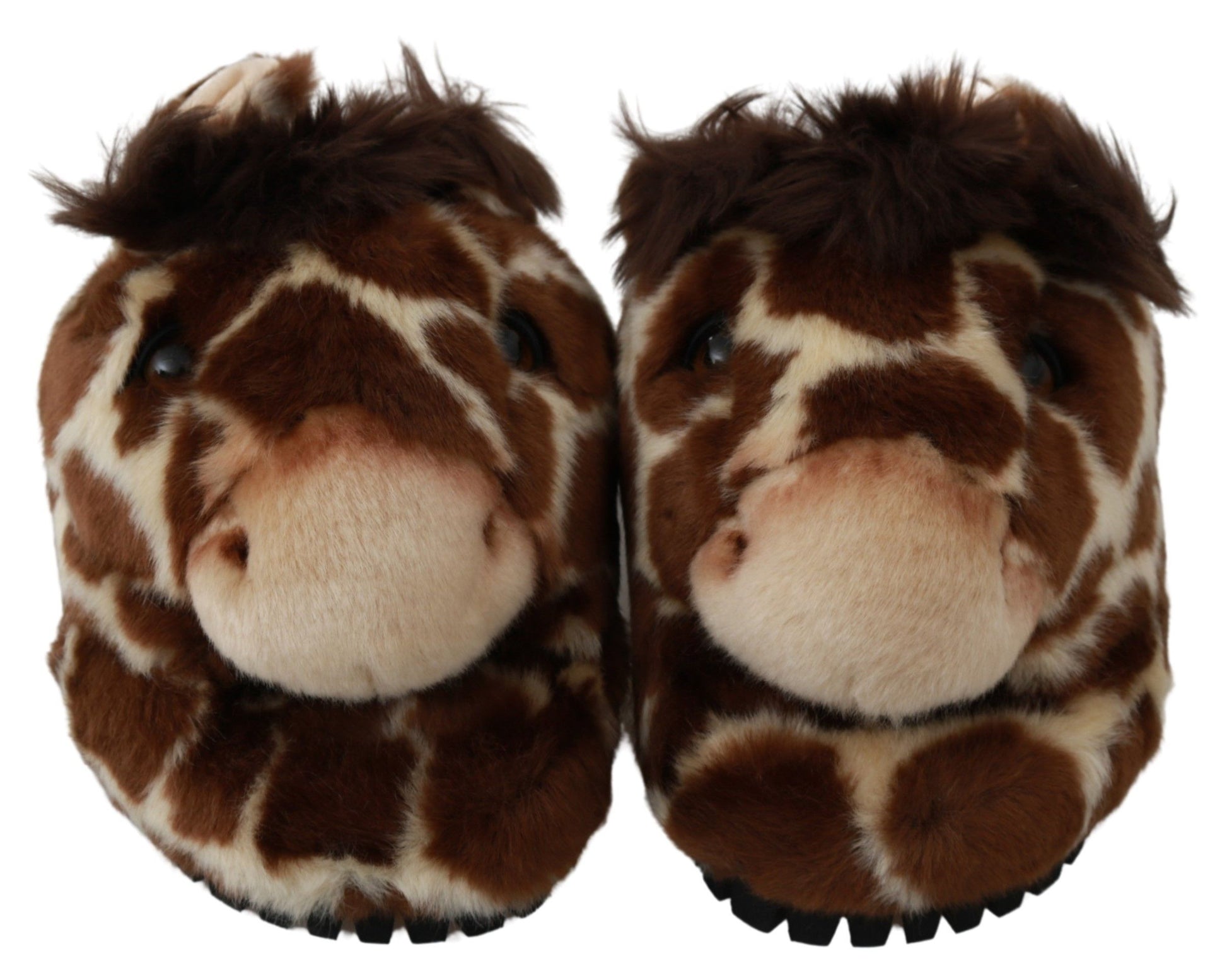 Elegante slippers met giraffenmotief voor verfijnd comfort