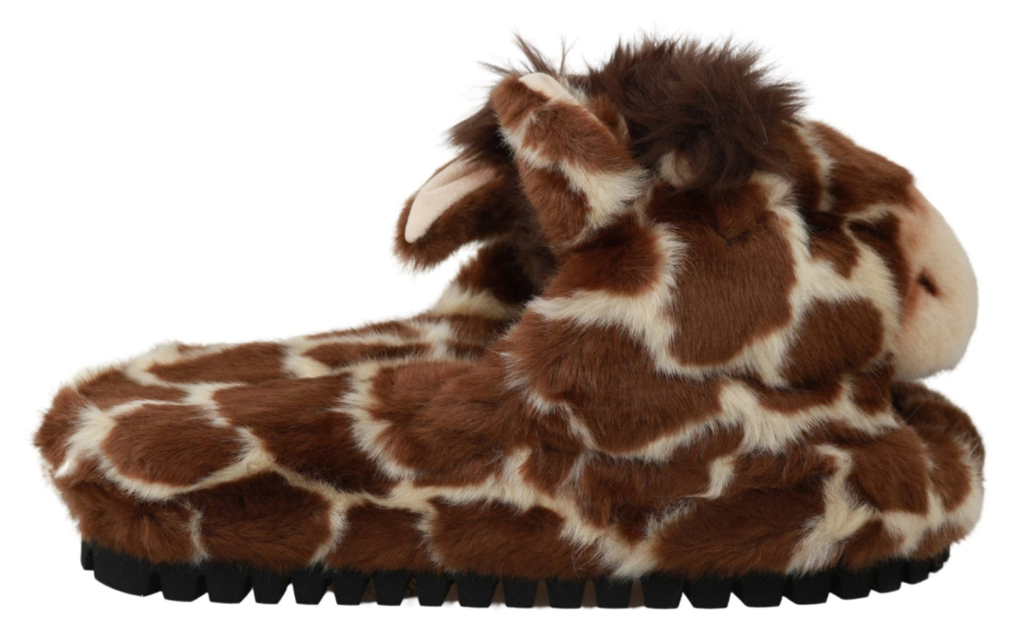 Elegante slippers met giraffenmotief voor verfijnd comfort