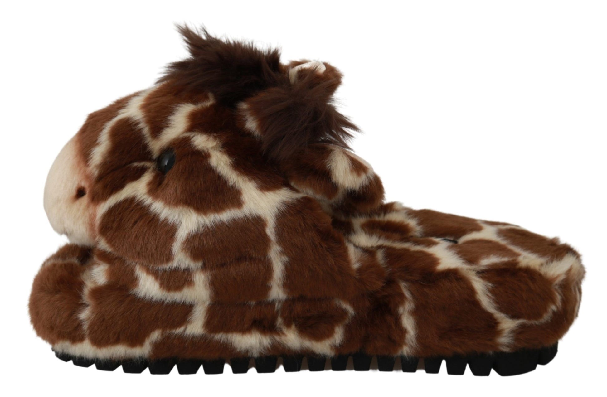 Elegante slippers met giraffenmotief voor verfijnd comfort