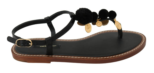 Pom Pom Flip Flop Enkelband Flats