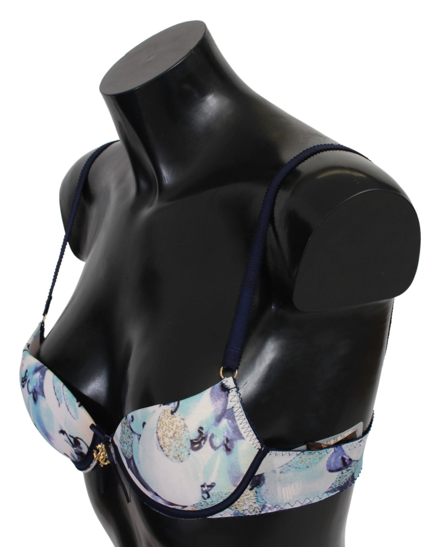 Elegante Push-Up BH in Blauwe Print