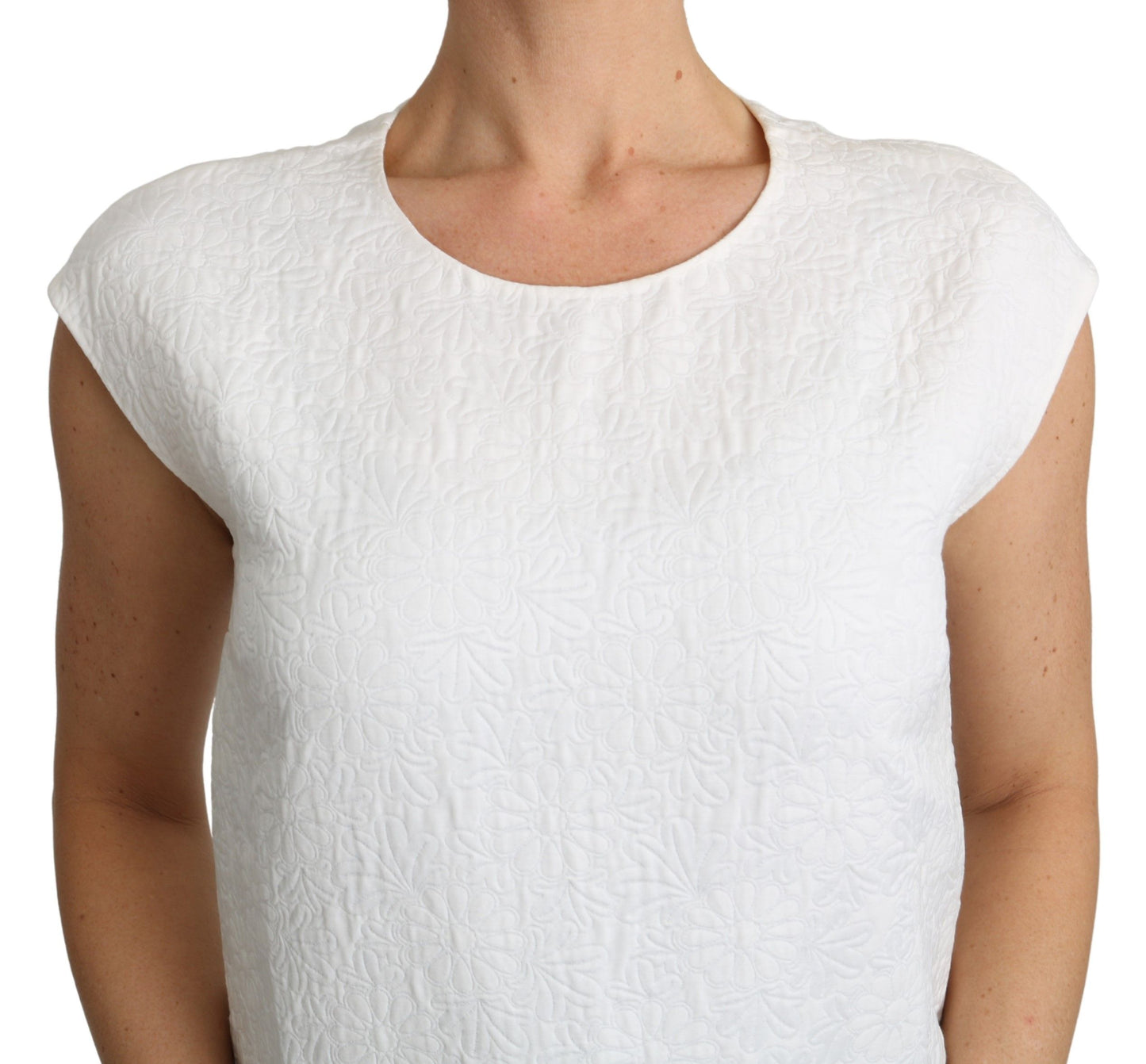 Elegante witte blouse van katoenmix