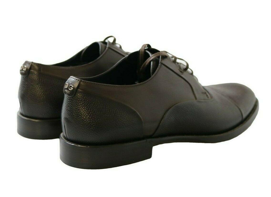 Elegante bruine leren formele veterschoenen