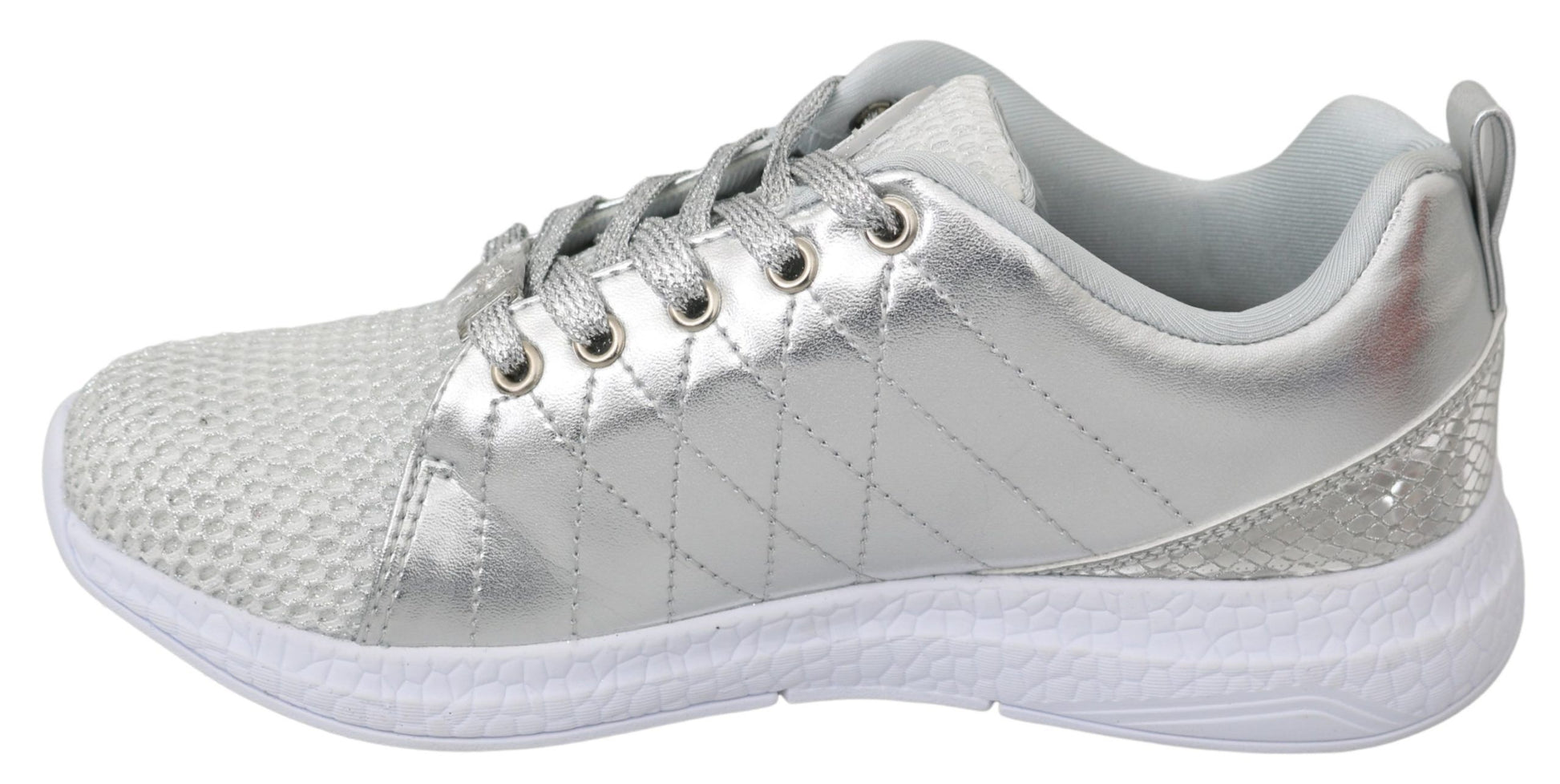 Sleek Silver Sneakers for Trendsetters