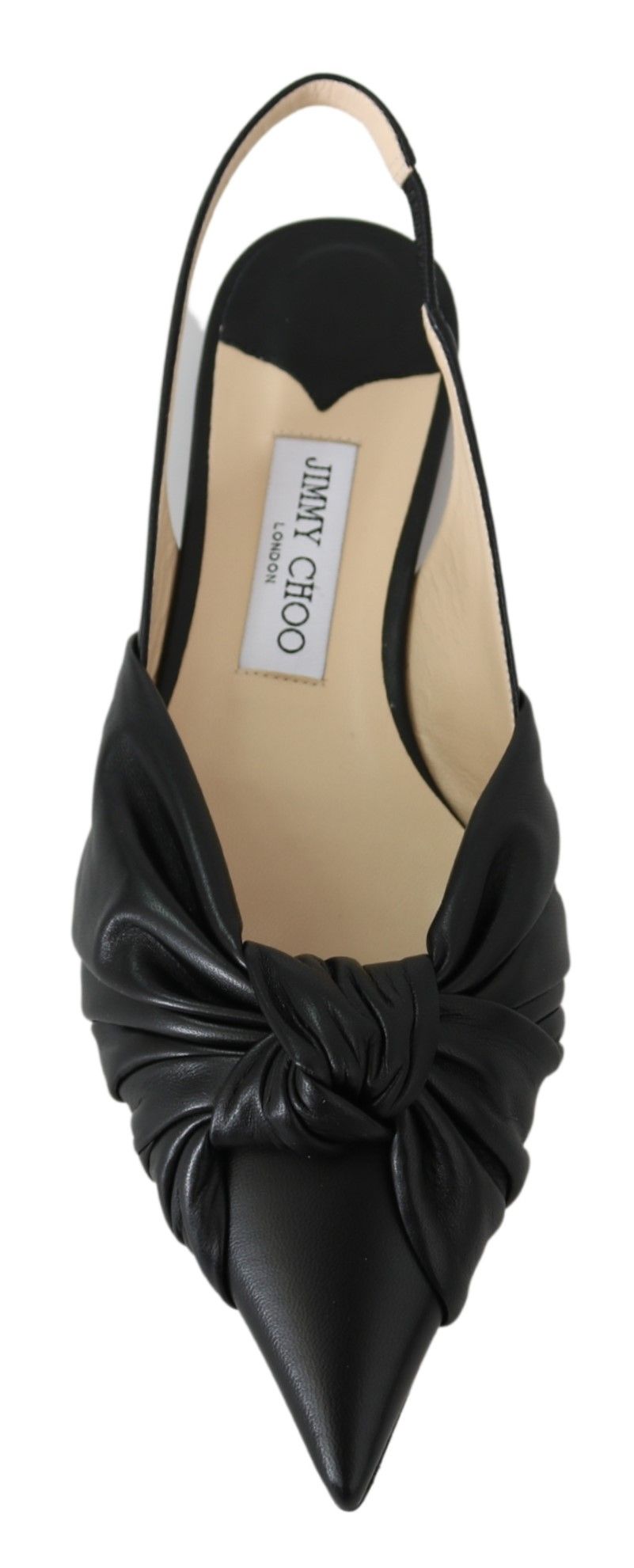 Elegante leren flats met puntige neus