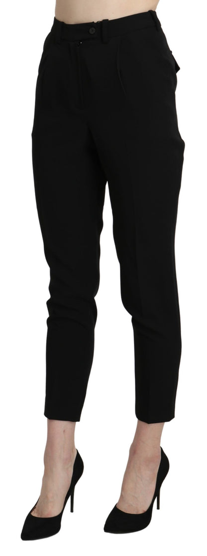 Chique skinny cropped broek met hoge taille