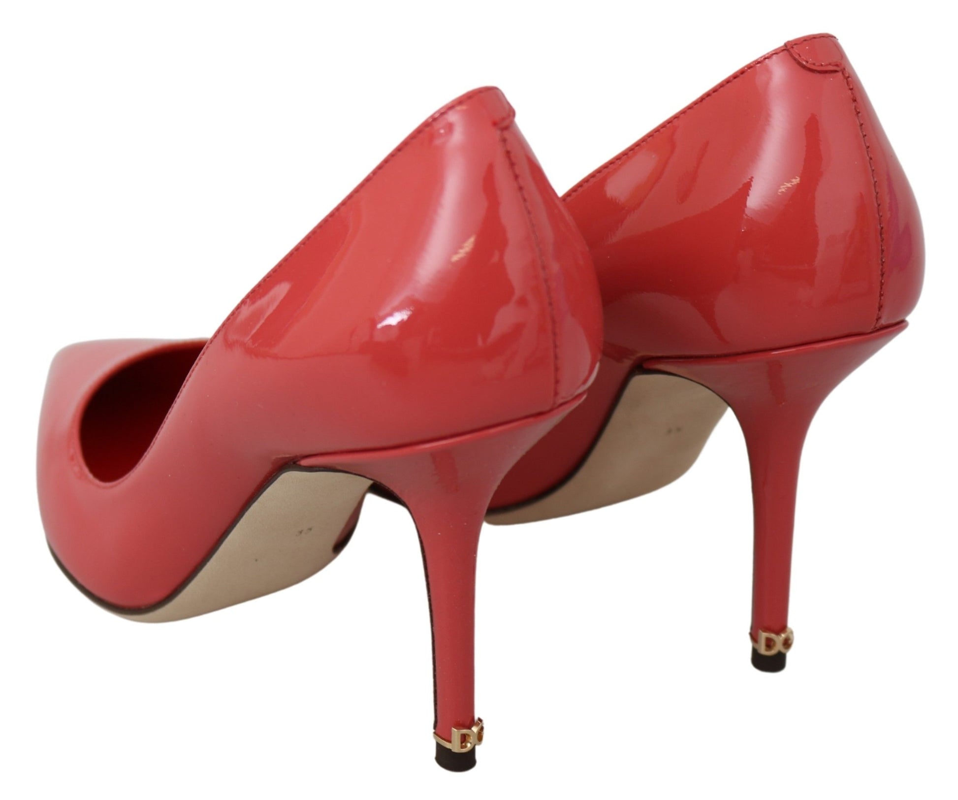 Elegante donkerroze lakleren pumps