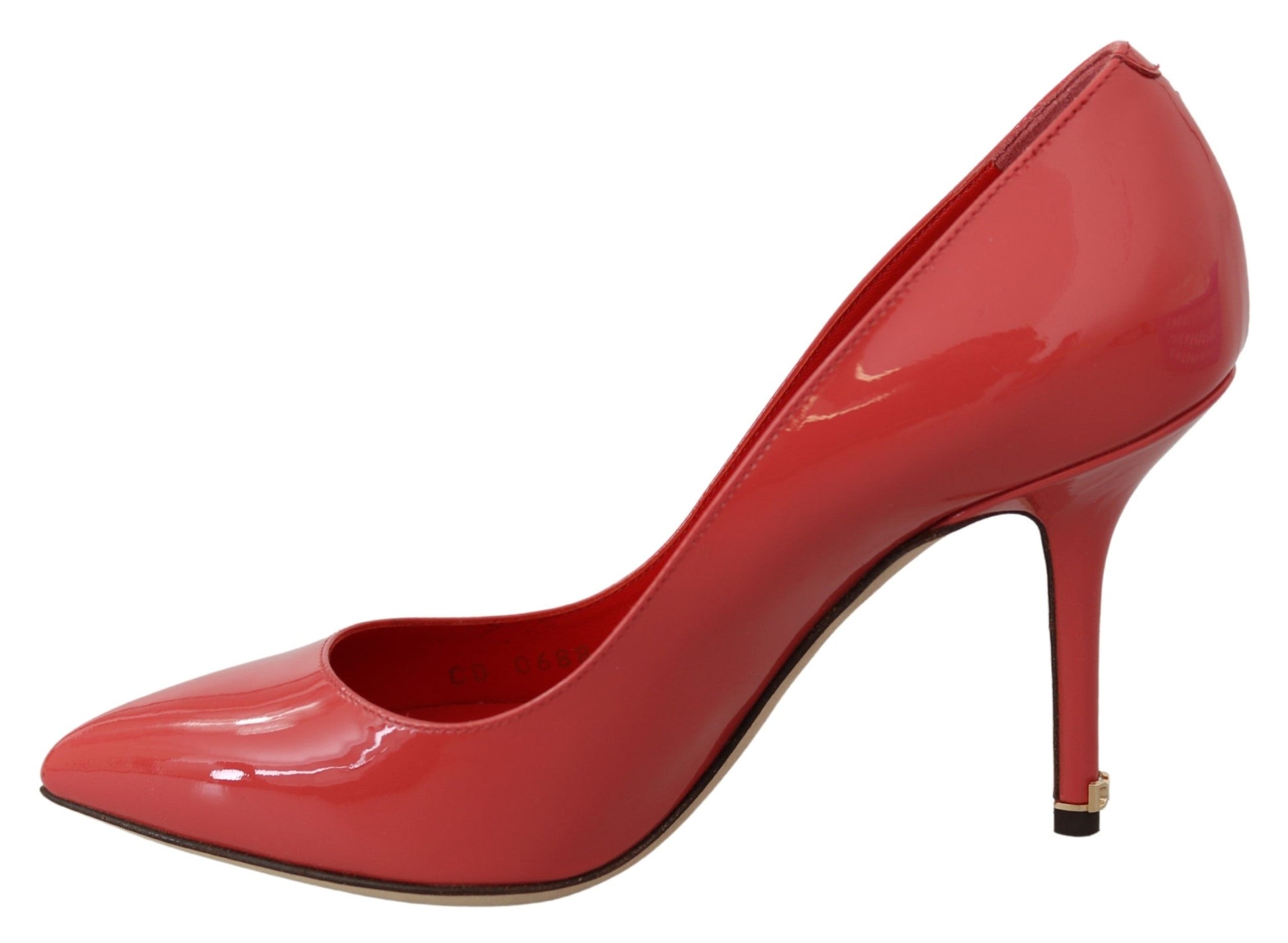 Elegante donkerroze lakleren pumps