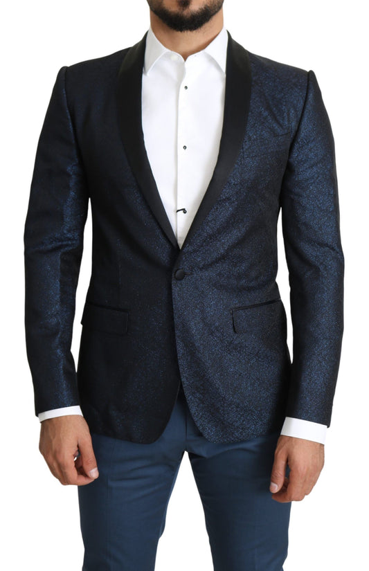 Elegante Martini Blue Slim Fit Blazer