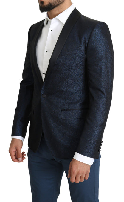 Elegant Martini Blue Slim Fit Blazer