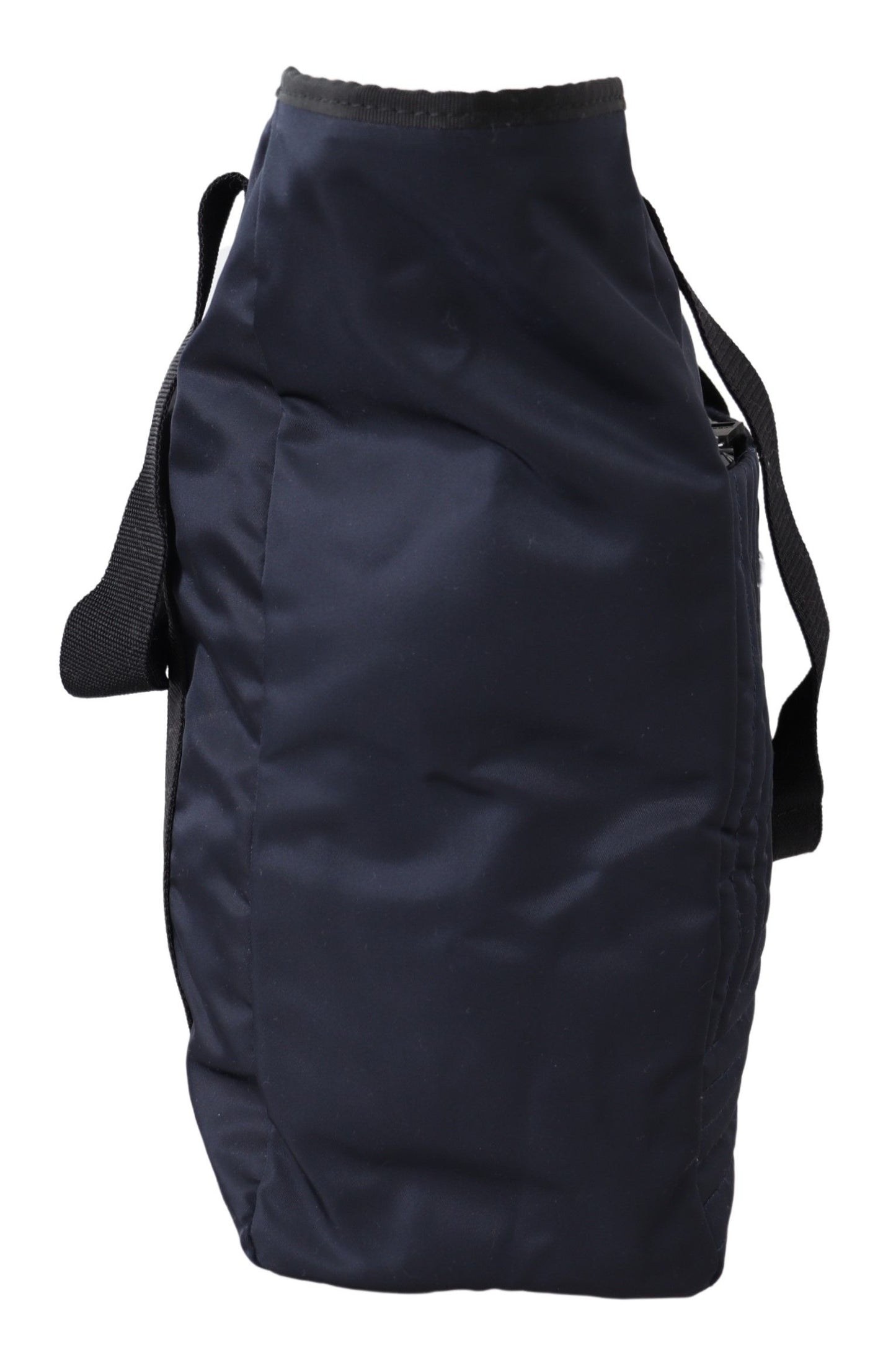 Elegante blauwe nylon tas