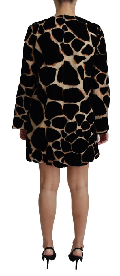 Chique Mini-jurk met giraffenprint