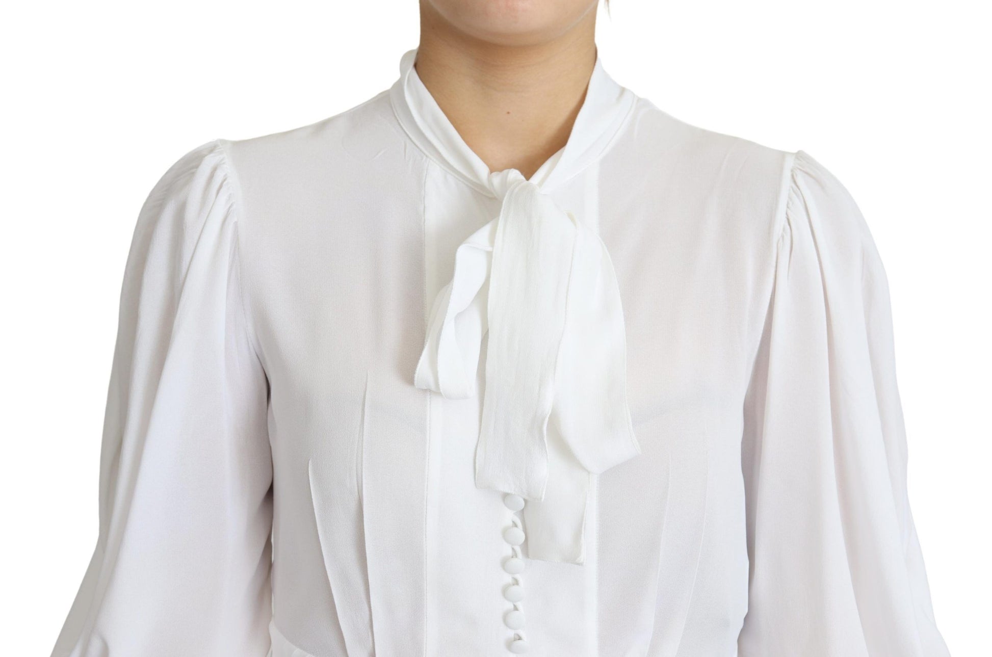 Elegante sneeuwwitte viscose blouse