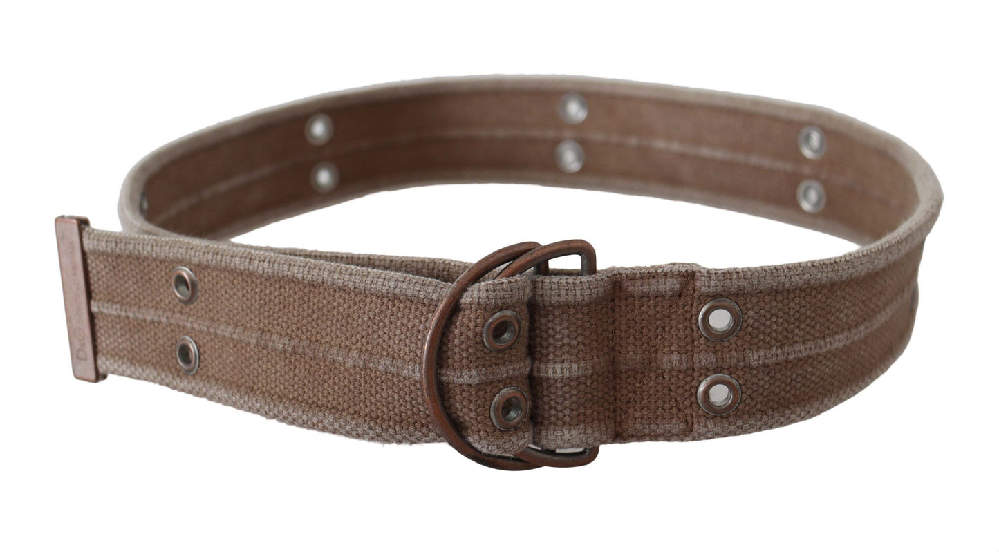 Chique beige leren verstelbare riem