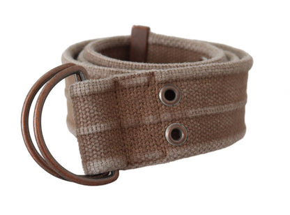 Chique beige leren verstelbare riem