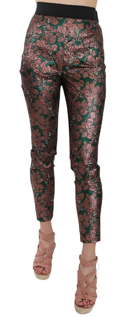 Elegante veelkleurige designerbroek