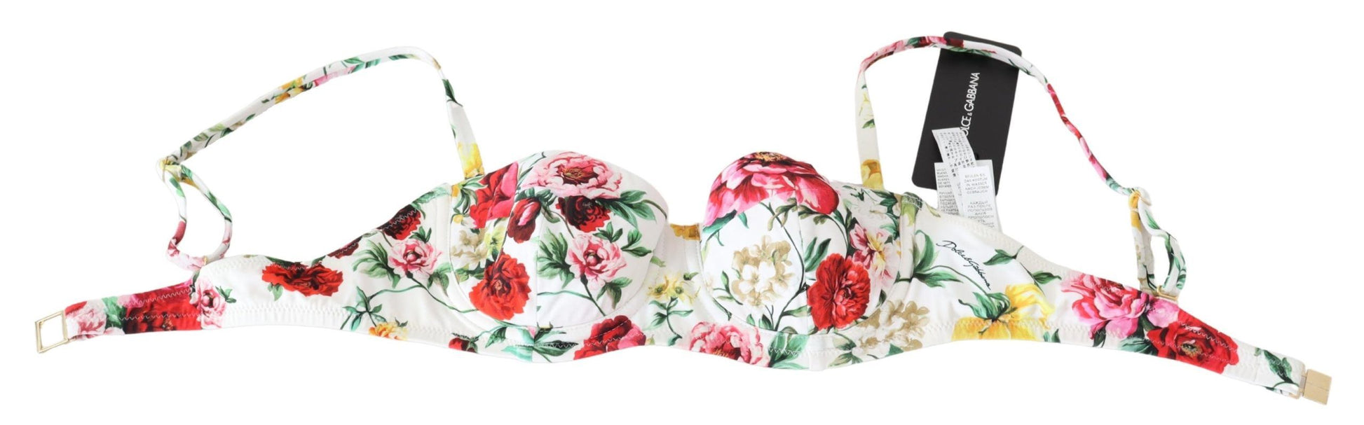 Elegante bloemenbikinitop – zomers chic