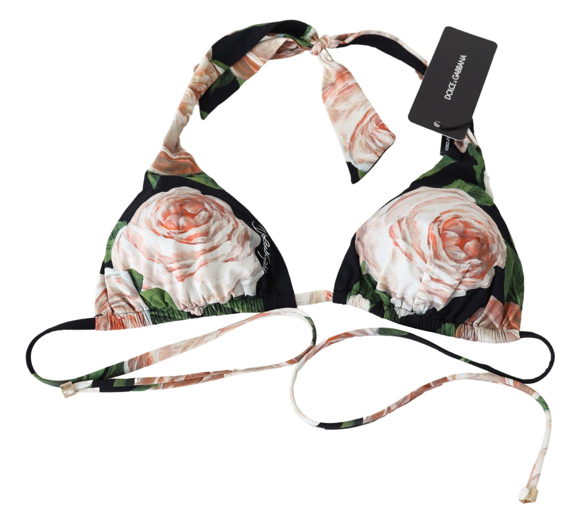 Elegante bikinitop met bloemenprint