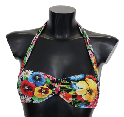 Floral Elegance High-End Bikinitop