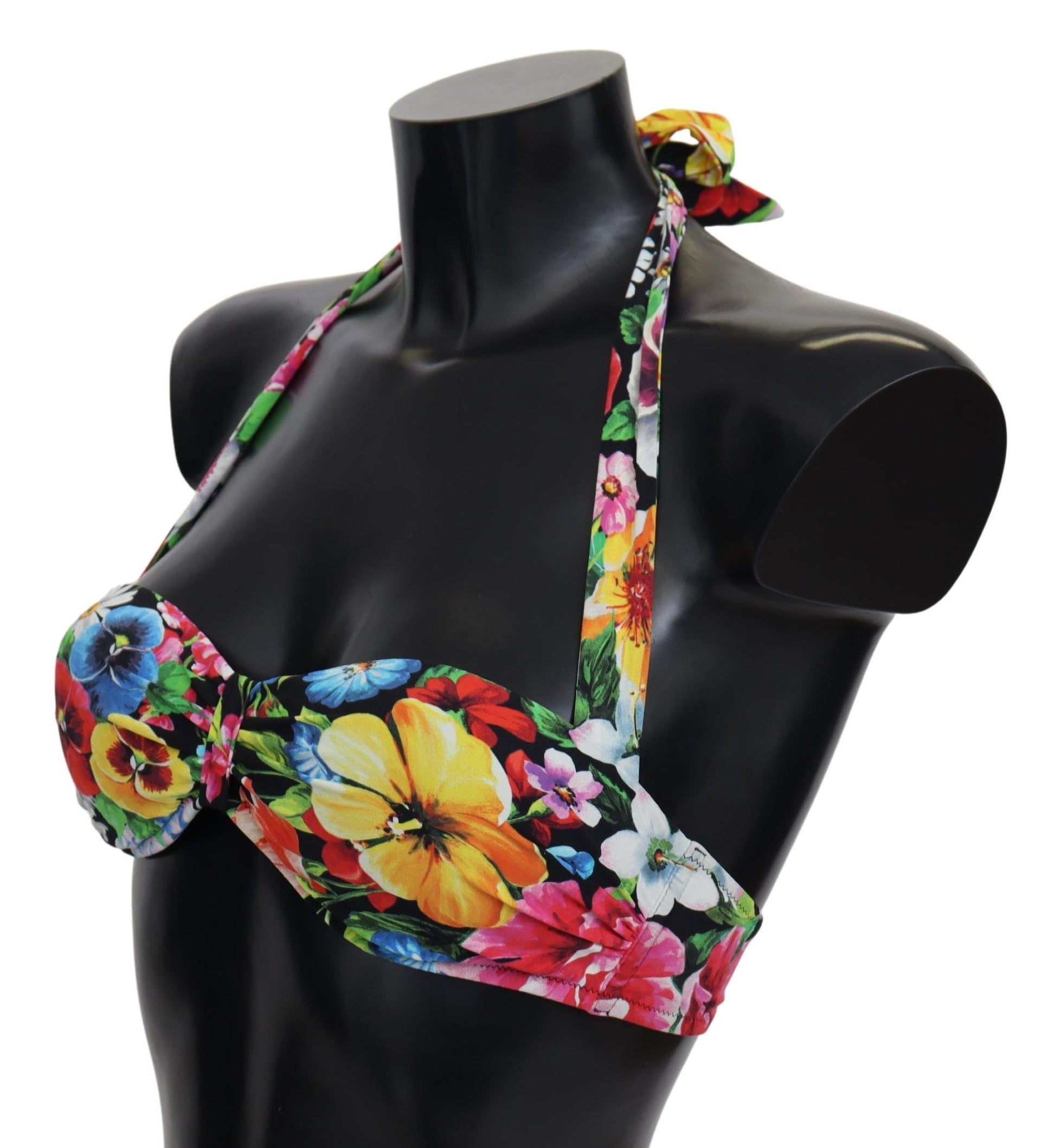 Floral Elegance High-End Bikinitop