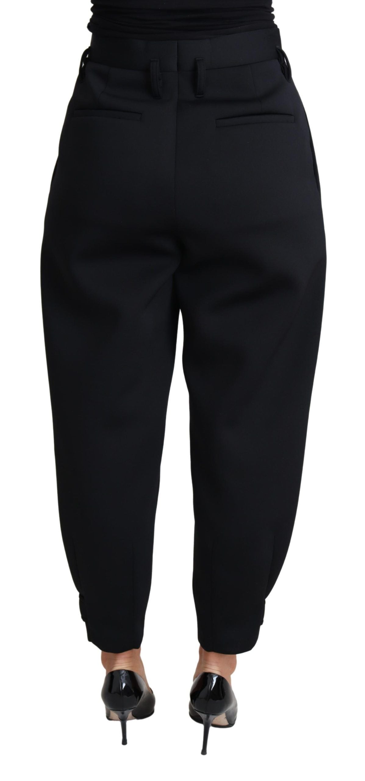 Elegante cropped broek met hoge taille