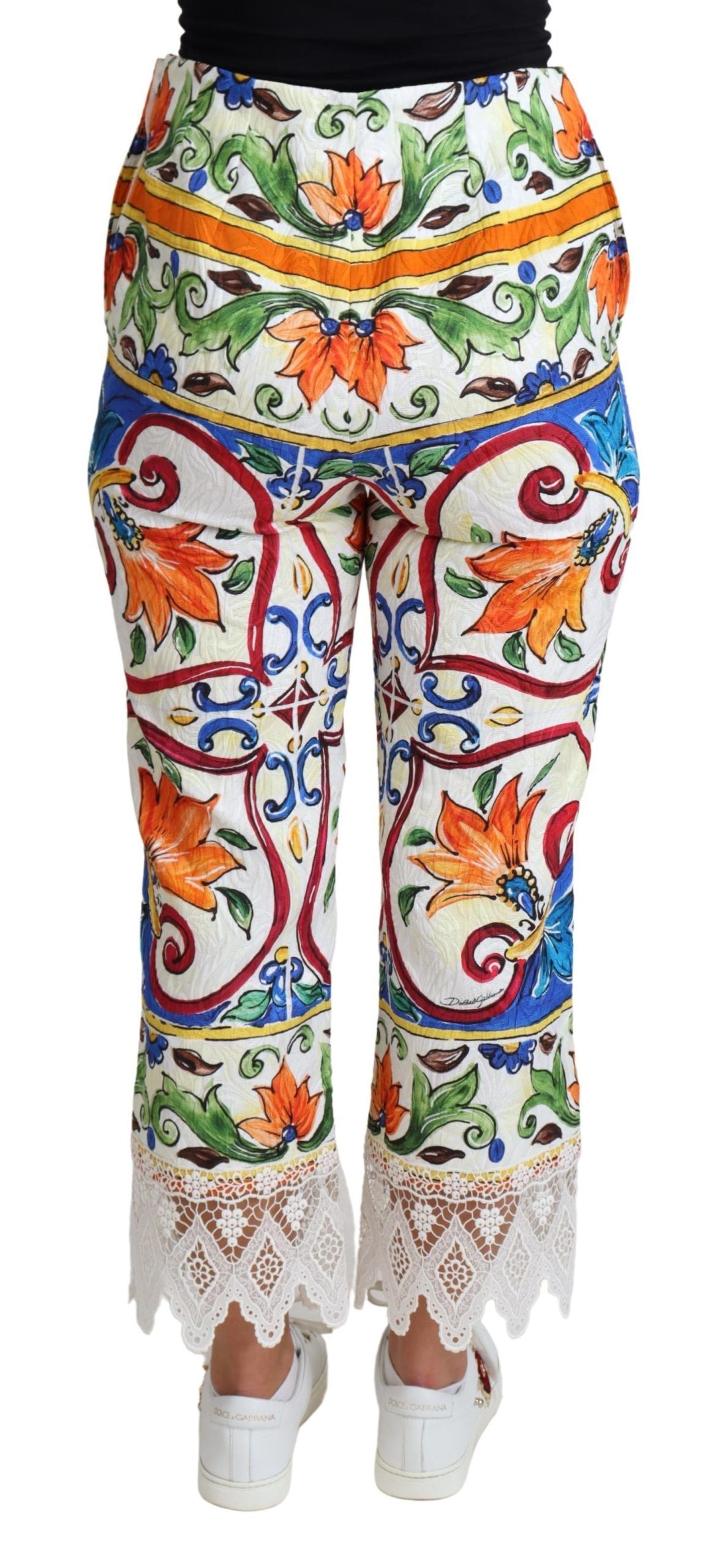 Majolica High Waist Cropped Broek