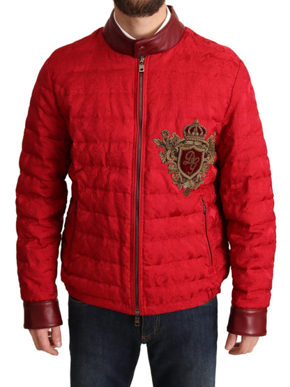 Rood en goud bomber designerjack