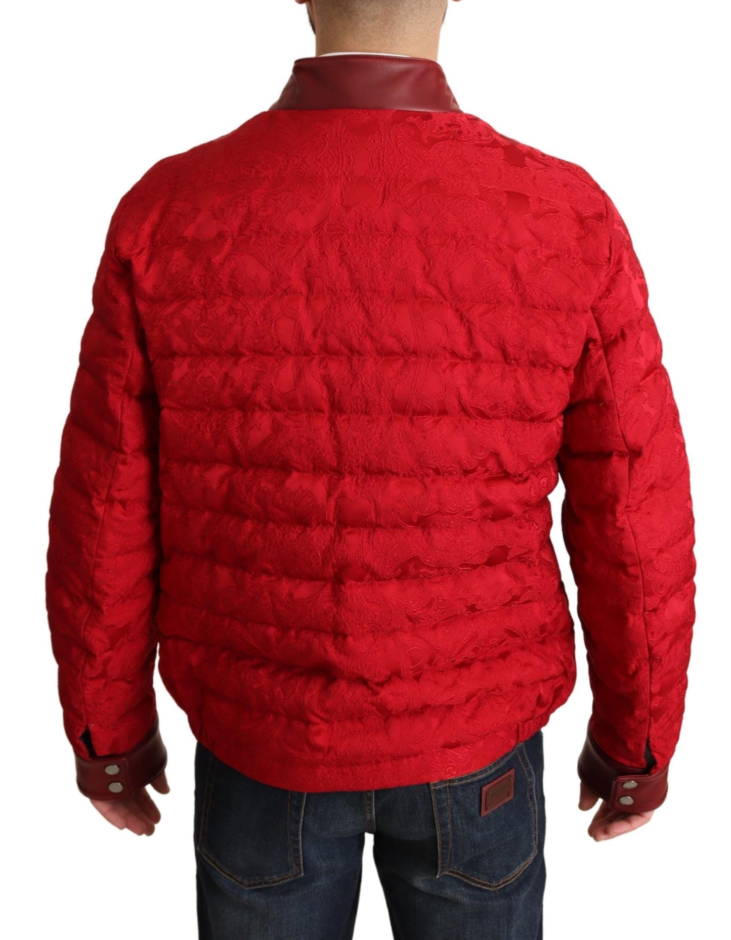 Rood en goud bomber designerjack