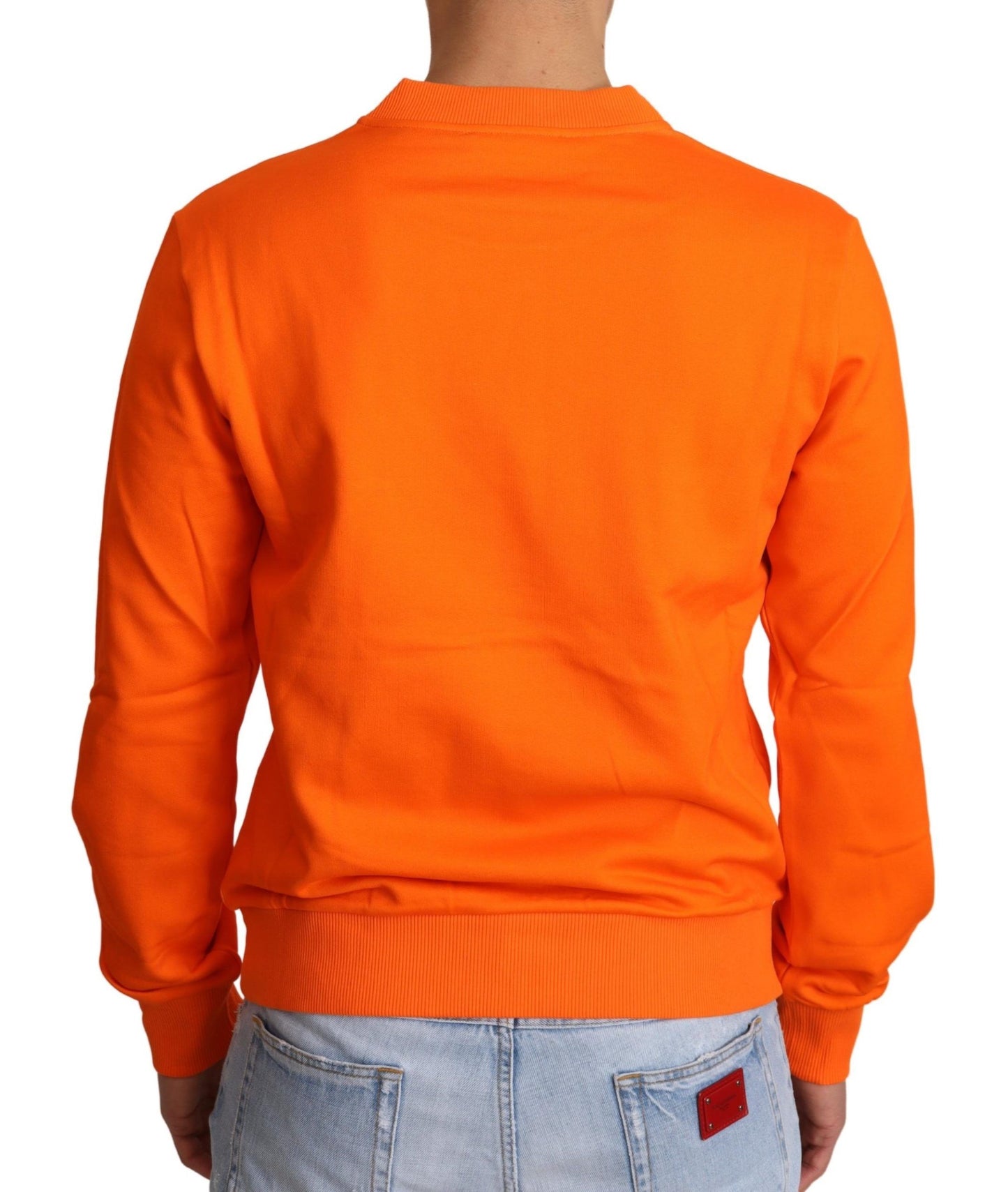 Regal Crewneck katoenen trui in oranje