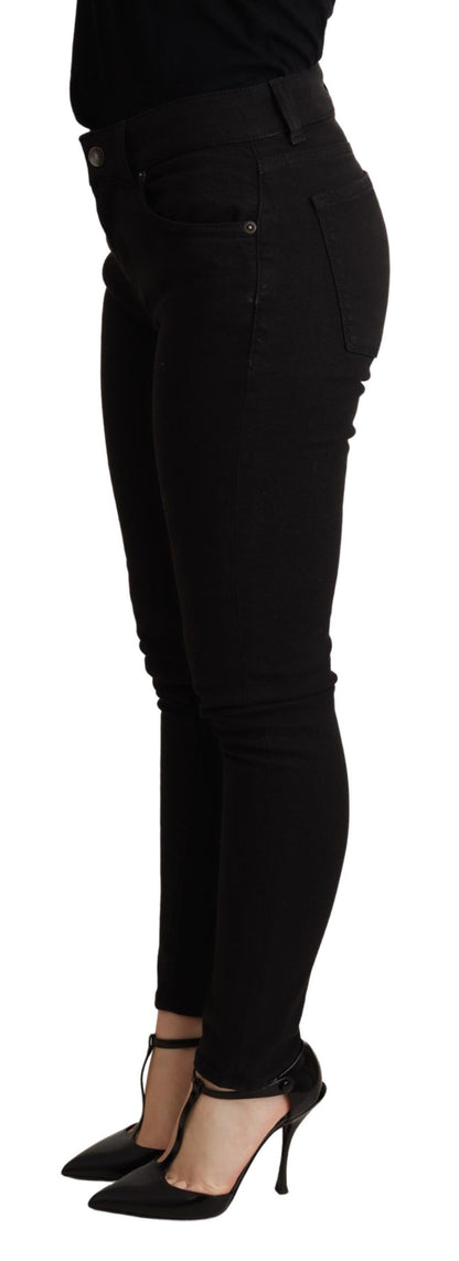 Elegante, slanke, zwarte skinny jeans