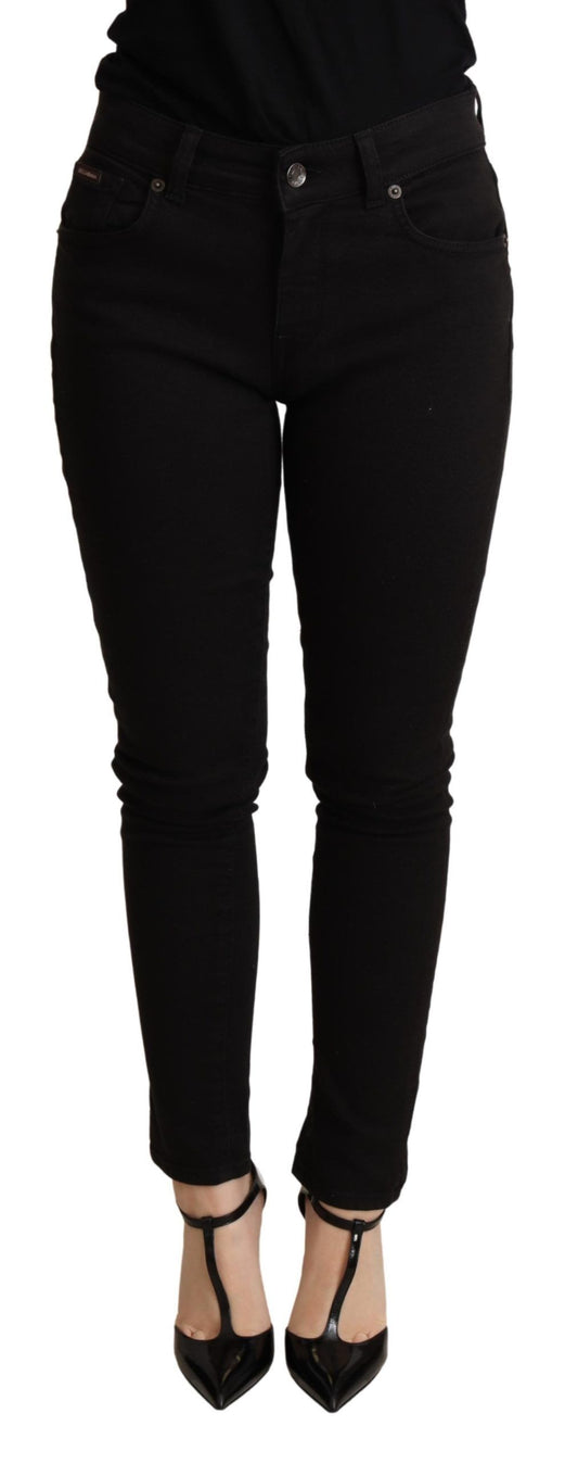 Elegante, slanke, zwarte skinny jeans