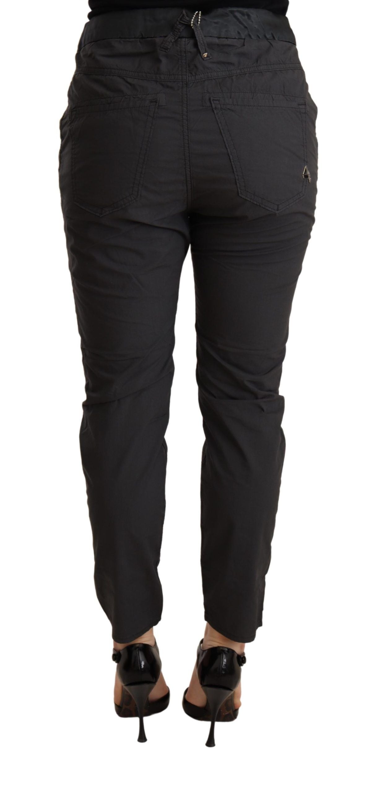 Elegante Mid Waist Slim Fit Skinny Broek