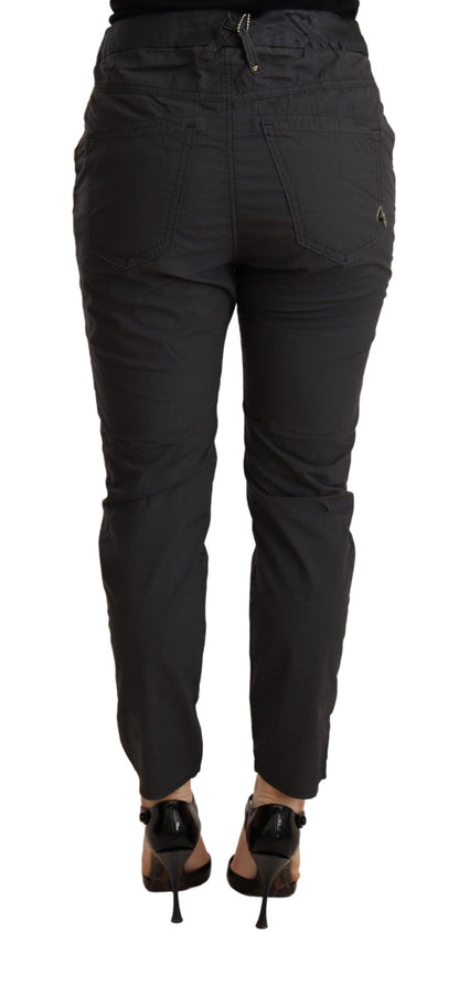 Elegante Mid Waist Slim Fit Skinny Broek