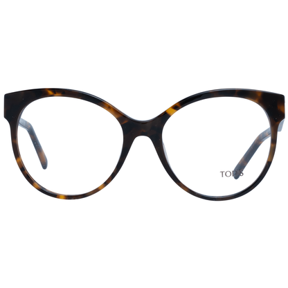 Chic Brown Round Full-Rim Women's Glasses