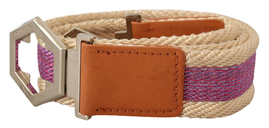 Elegant Multicolor Leather Fashion Belt