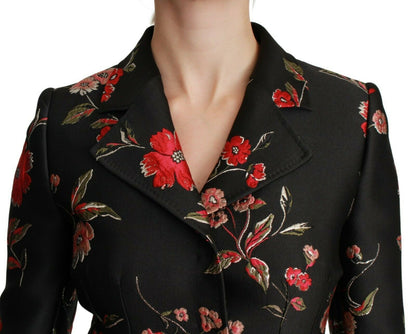 Elegante trenchcoat met bloemenborduursel