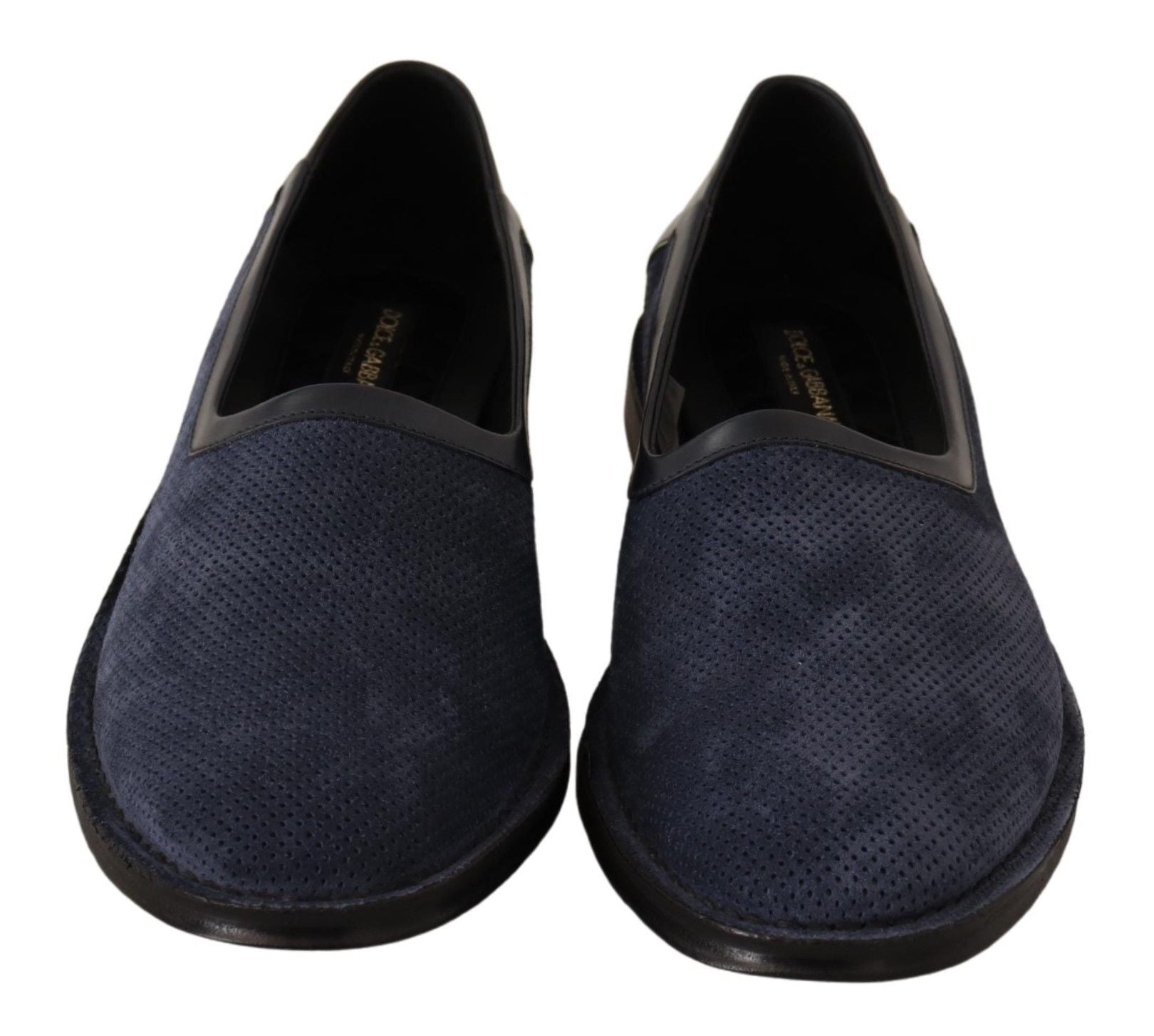 Elegante geperforeerde leren loafers