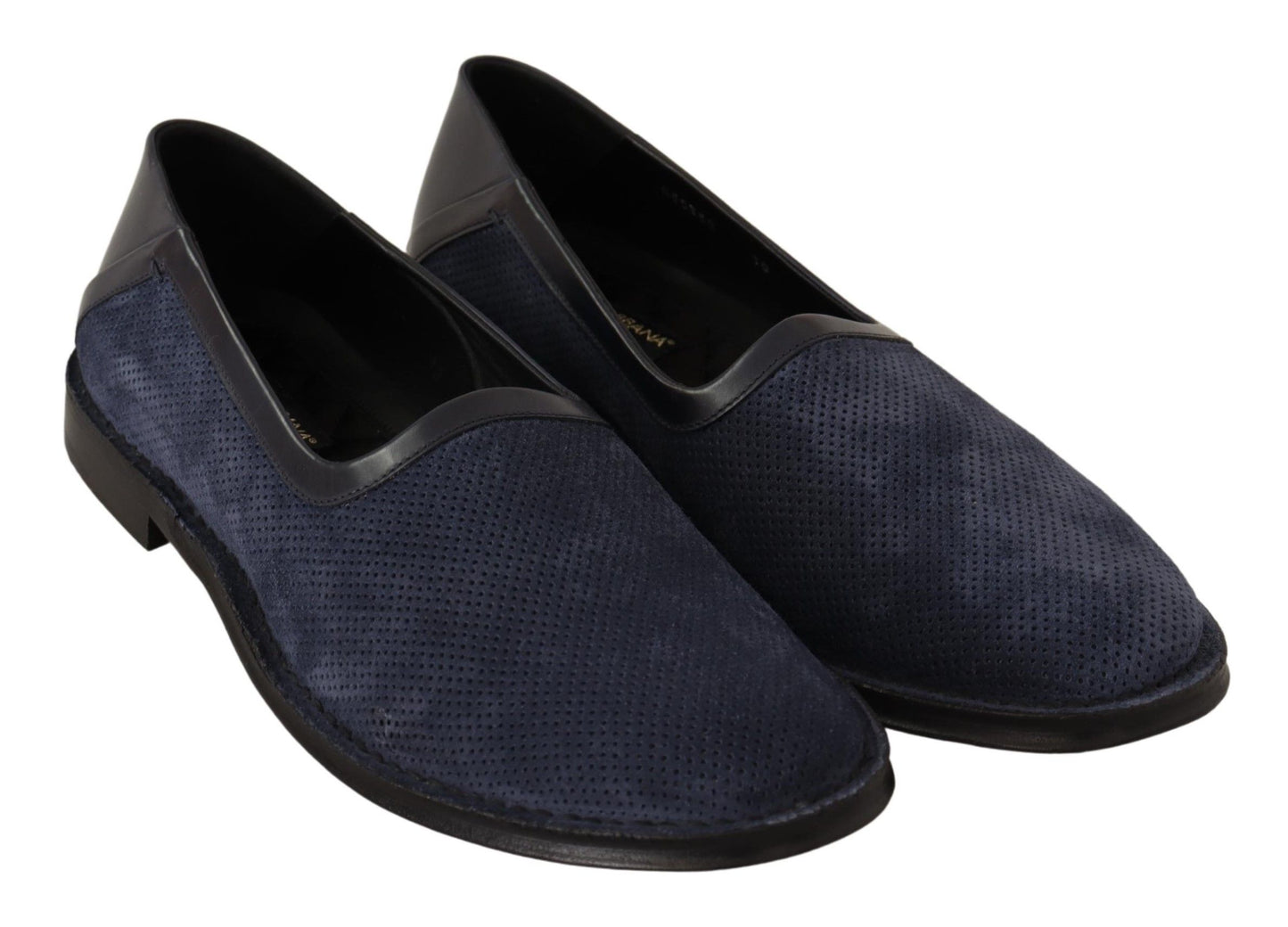 Elegante geperforeerde leren loafers