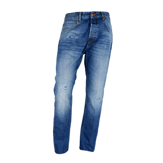 Chic Medium Wash katoenen herenjeans