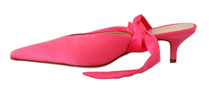 Chique roze kitten heels voor elegante avonden