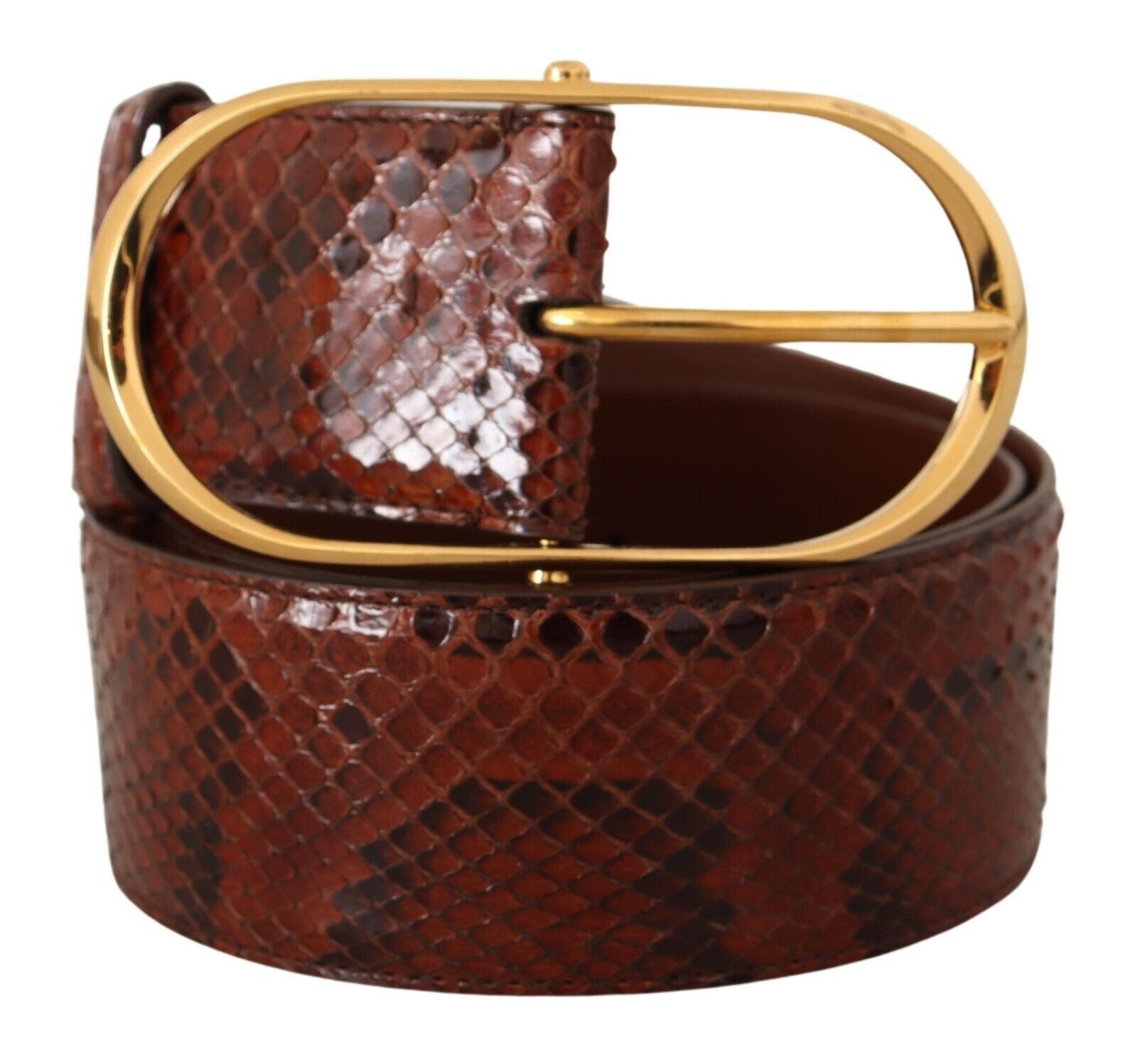 Elegante Python Slangenhuid Leren Riem