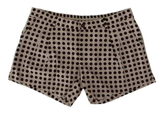 Elegante katoenen shorts met stippen