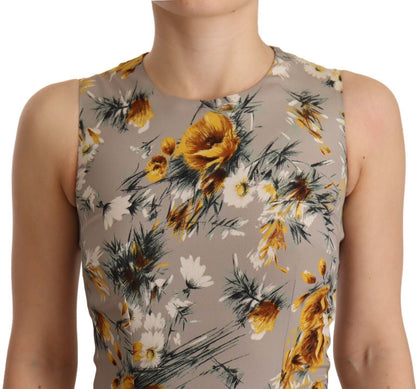 Elegante bloemen mantel mini-jurk