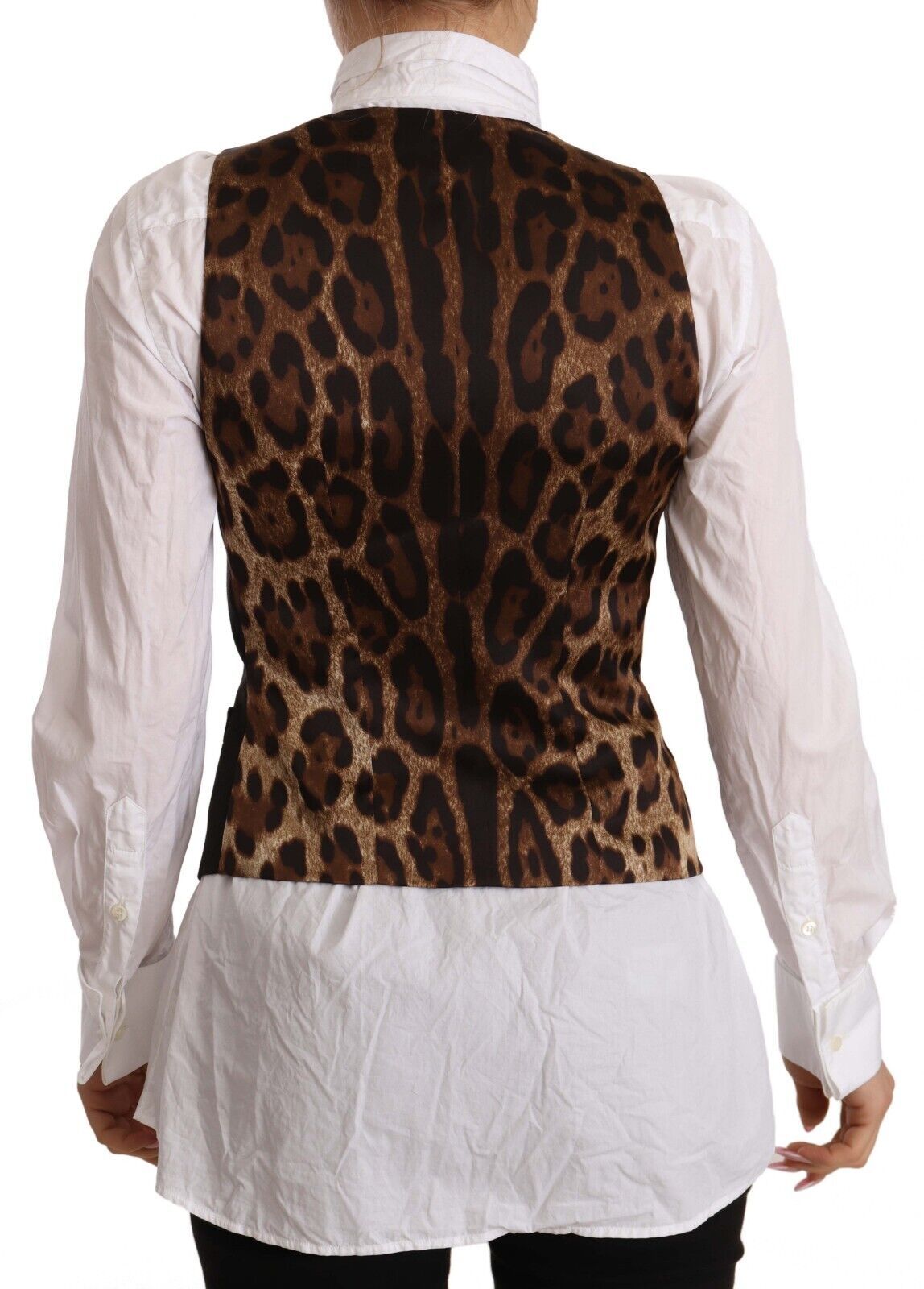 Elegante zwarte geknoopte vesttop