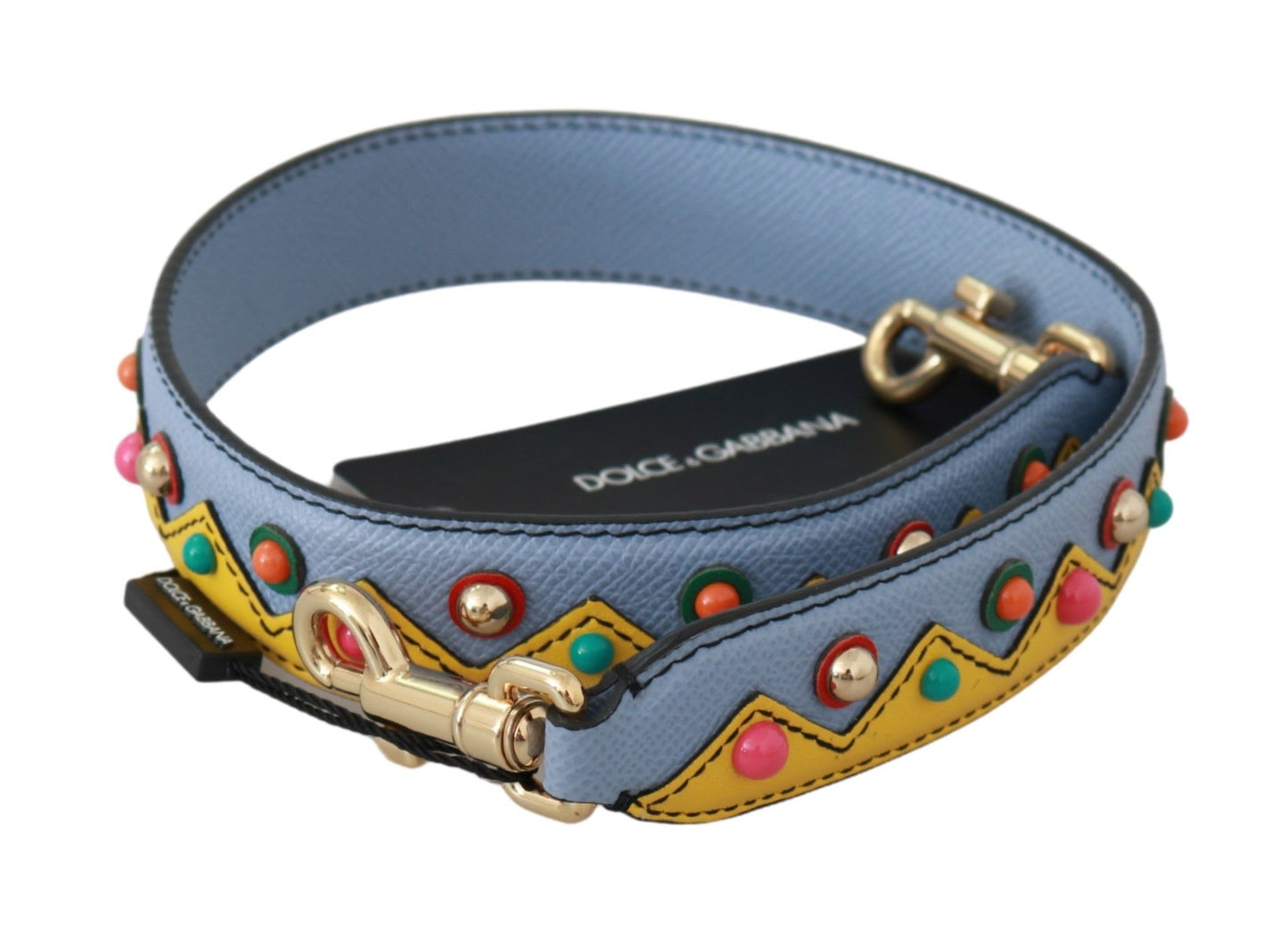 Multicolor leren schouderband accessoire