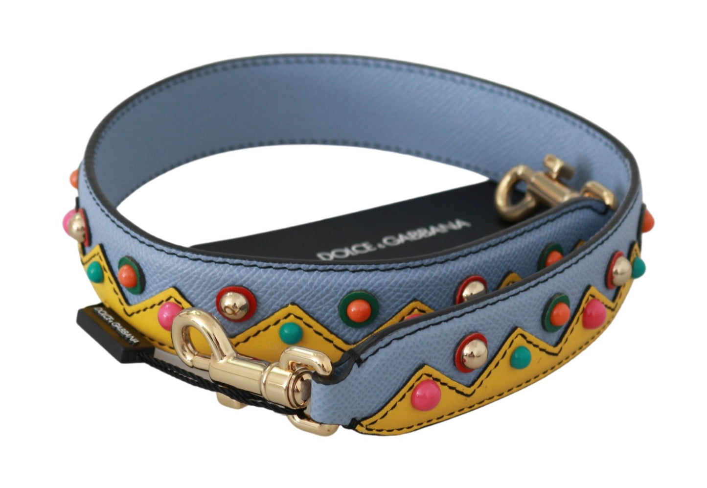 Multicolor leren schouderband accessoire