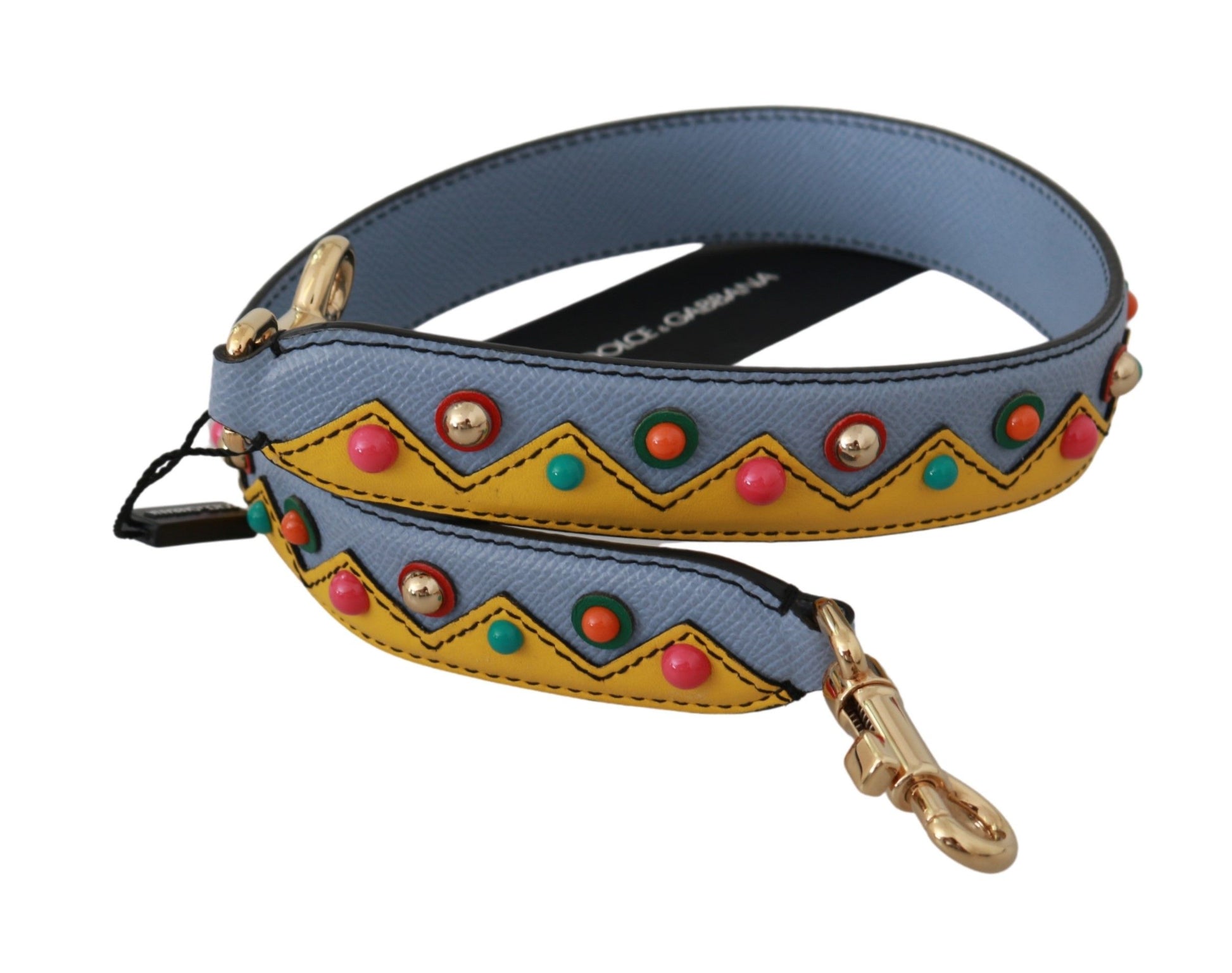 Multicolor leren schouderband accessoire