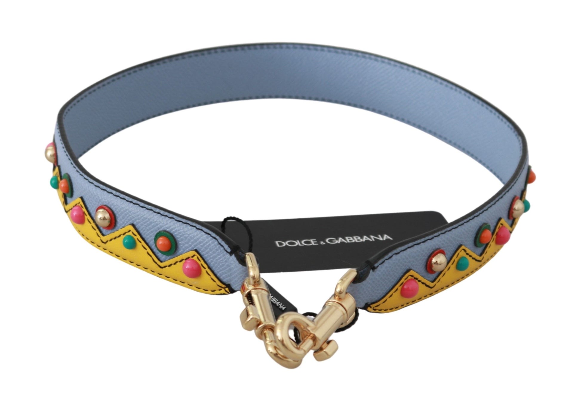 Multicolor leren schouderband accessoire