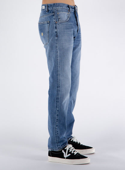 Elegante Medium Wash Heren Katoenen Jeans